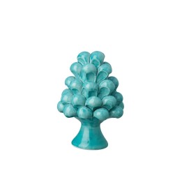 Gli Alberelli Pigna piccola turchese alta 13 cm