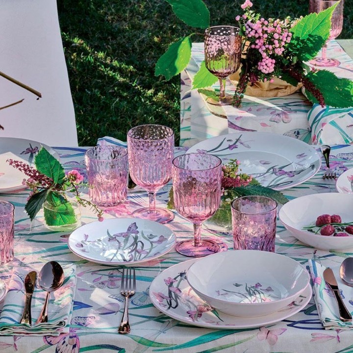 Tognana Servizio di piatti Moon Butterfly Ball 18 pezzi
