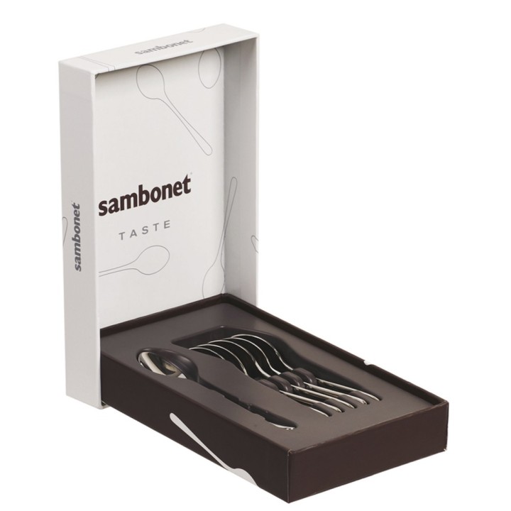 Sambonet Set di 6 cucchiaini da caffè Taste in acciaio inox