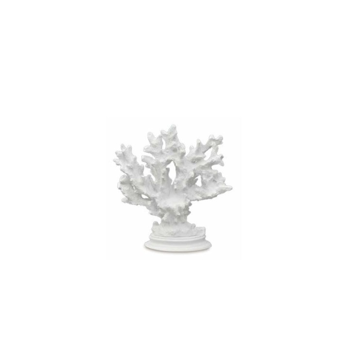 Baci Milano Corallo decorativo bianco alto 20 cm
