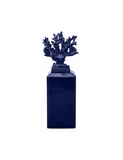 POTICHE GRANDE CORALLO BLU