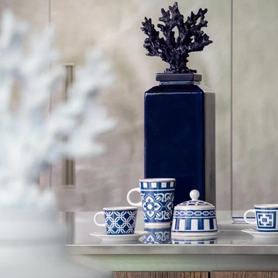 POTICHE GRANDE CORALLO BLU 2