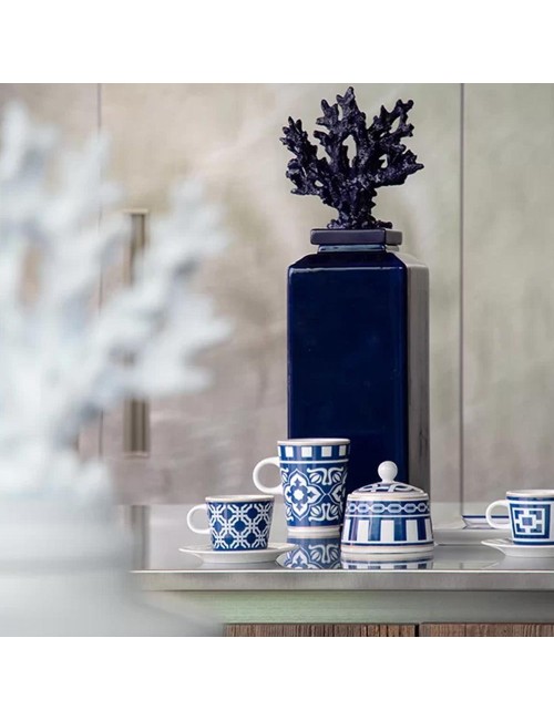 POTICHE GRANDE CORALLO BLU