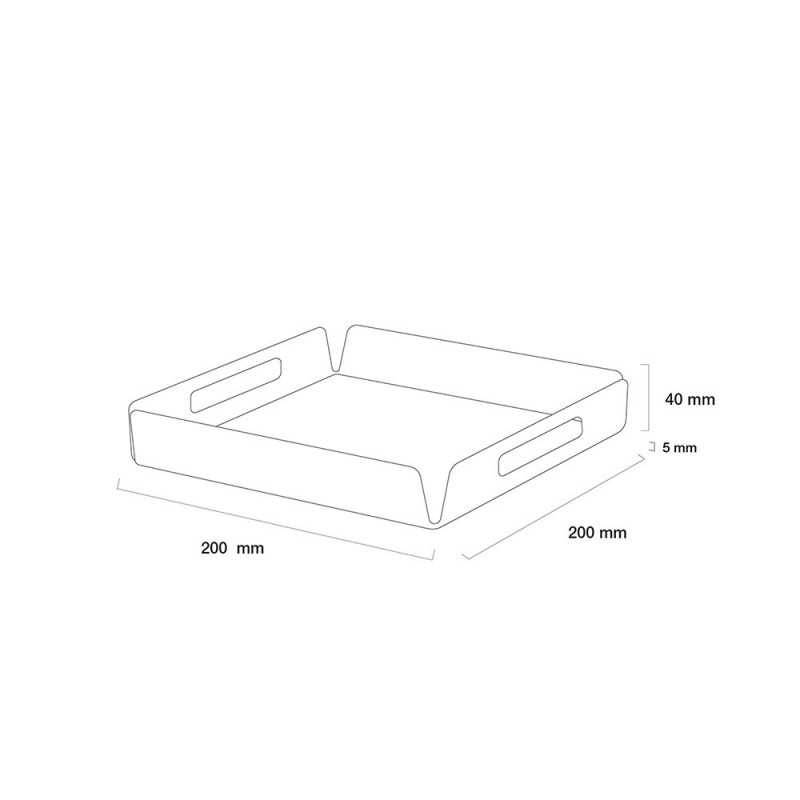 Vesta Vassoio piccolo Like Water