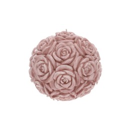 Hervit Candela Sfera Rose Malva 20 cm