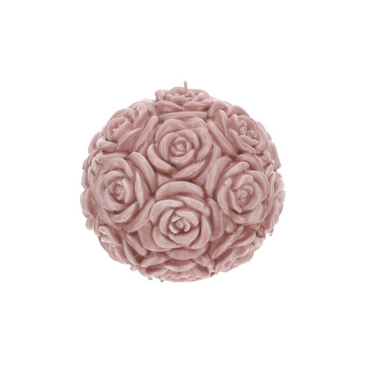 Hervit Candela Sfera Rose Malva 20 cm