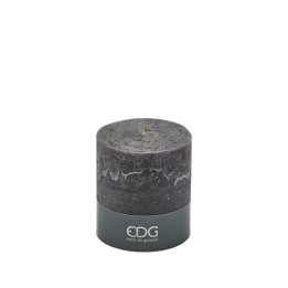 Enzo De Gasperi candela rustic noir h 11 cm