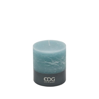 Candela Rustic Bleu Enzo De Gasperi h 11 cm