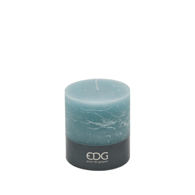 Candela Rustic Bleu Enzo De Gasperi h 11 cm