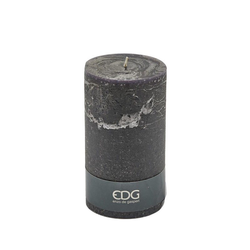 Candela Enzo De Gasperi Rustic Noir H 18 cm