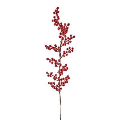 Ramo con Bacche Rosse H100 cm – EDG Enzo De Gasperi