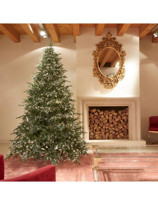 Albero di Natale Pino Spark H 240 cm con 7200 MiniLED Integrati - EDG Enzo De Gasperi (Ø 184 cm)