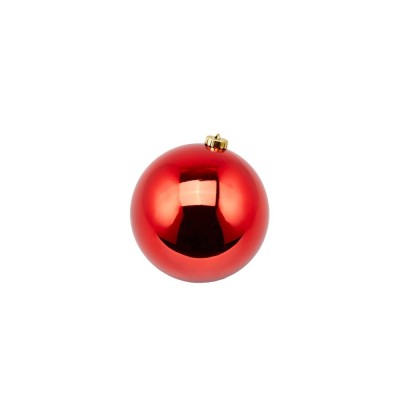 Sfera Natalizia Poly Rosso Lucido Specchiato Ø 15 cm –...