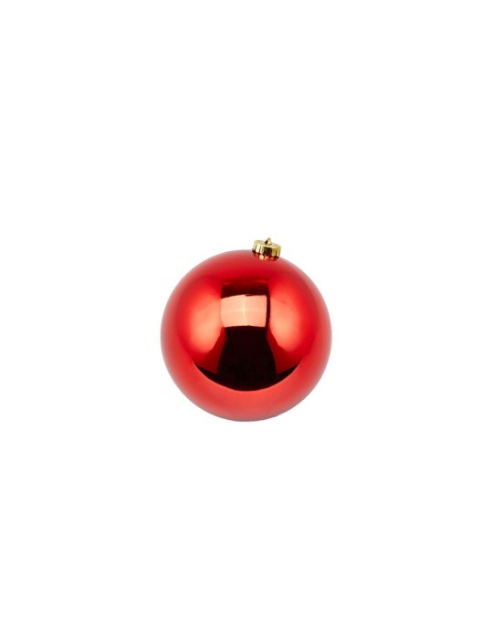 Sfera Natalizia Poly Rosso Lucido Specchiato Ø 15 cm – Enzo De Gasperi (EDG)
