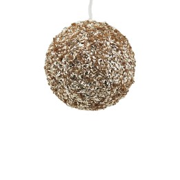 EDG Pallina di Natale Glitter oro in PVC Ø 12 cm