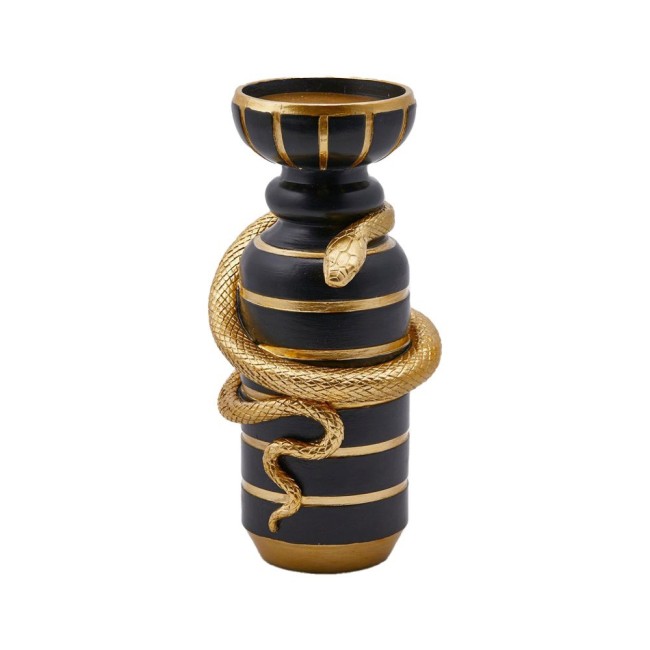 Enzo De Gasperi Portacandele snake egypt h 25 cm Enzo De Gasperi Portacandele snake egypt h 25 cm