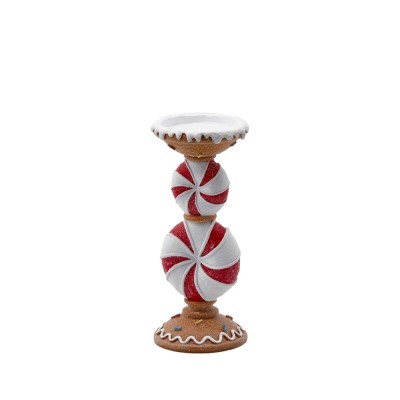 Portacandele Natalizio Candy per Candele Grandi H26 cm | EDG