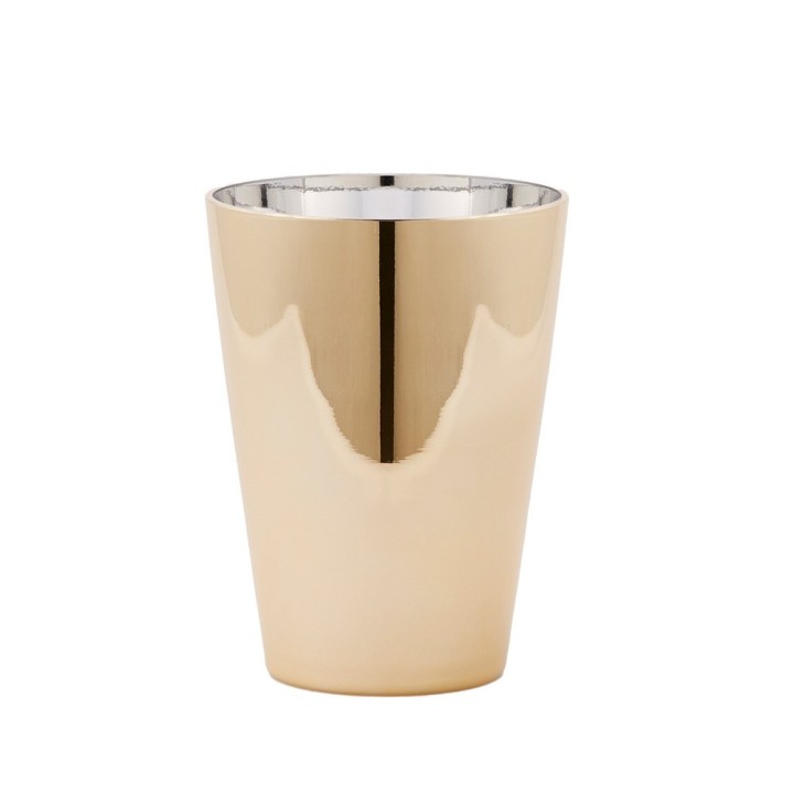 Enzo De Gasperi Vaso gold altezza 26 cm