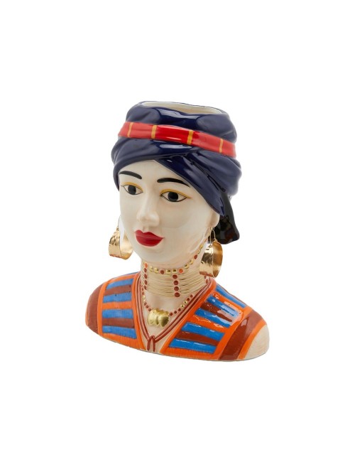 Enzo De Gasperi vaso lady Venezuela h 29 cm Enzo De Gasperi vaso lady Venezuela h 29 cm