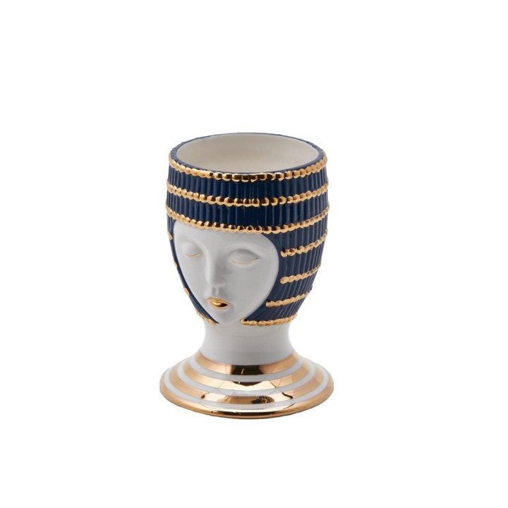 Enzo De Gasperi Vaso Testa Egypt Altezza 20 cm