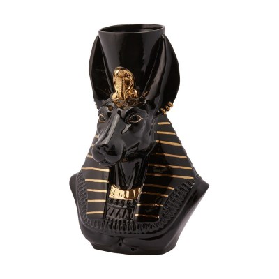 Enzo De Gasperi vaso Egypt Anubi h 45