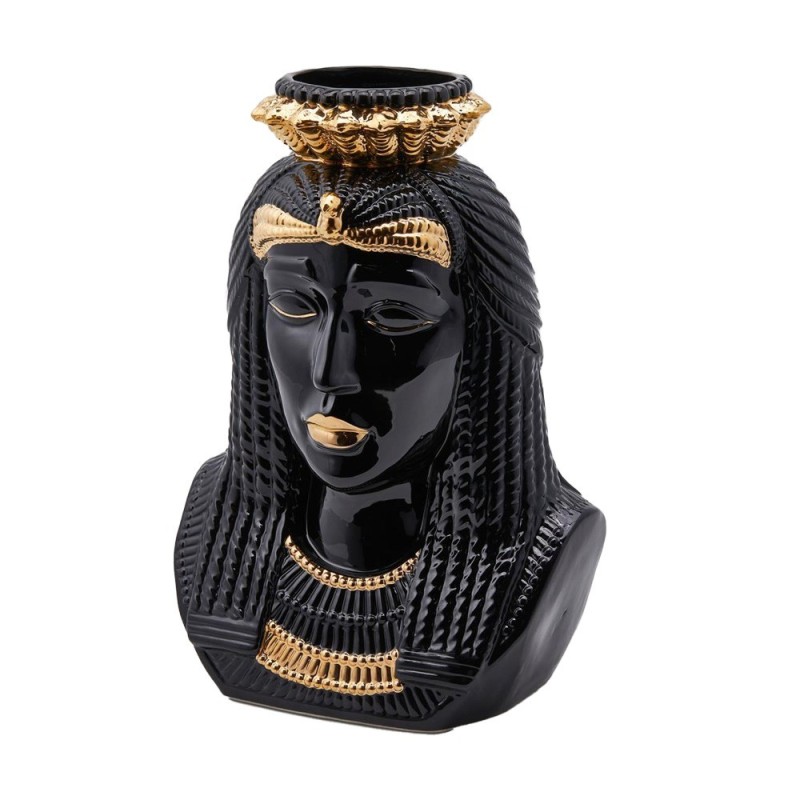 Enzo De Gasperi Vaso egypt busto cleopatra altezza 38 cm