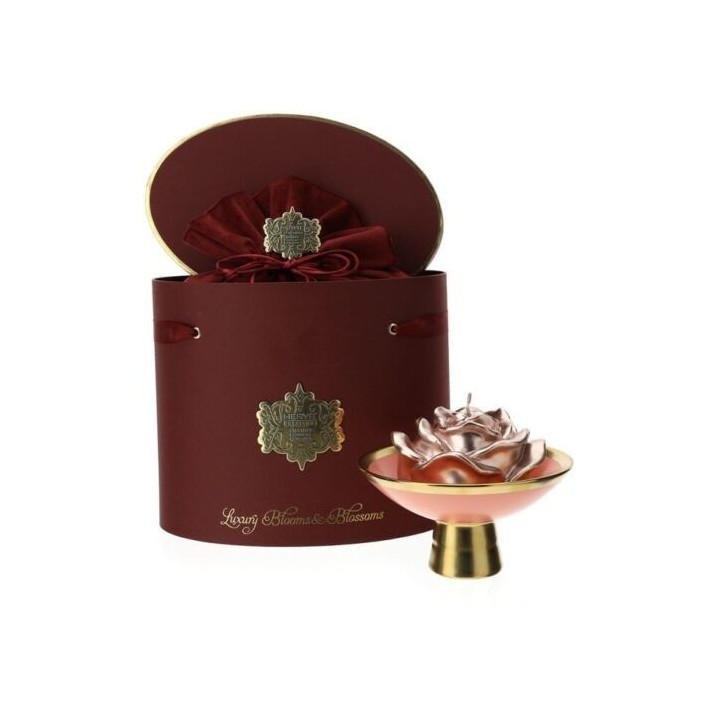 Hervit Creations Cappelliera Luxury bordeaux con coppa