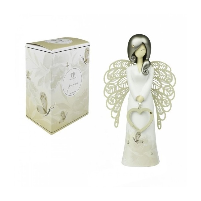 Statuina Enesco You Are An Angel Floral Coeur Papillon 15,5 cm Statuina Enesco You Are An Angel Floral Coeur Papillon 15,5 cm