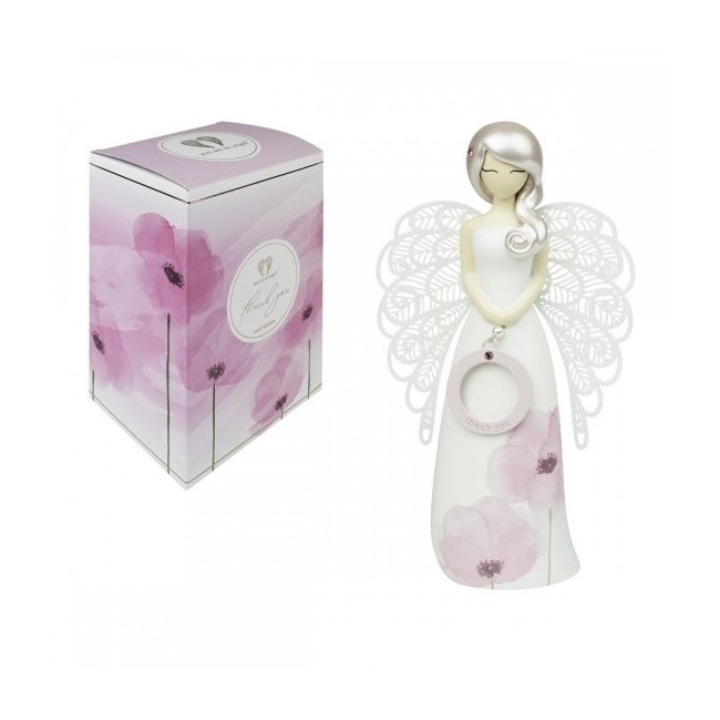 Enesco You Are An Angel statuina Floral Thank you 15,5 cm Enesco You Are An Angel statuina Floral Thank you 15,5 cm