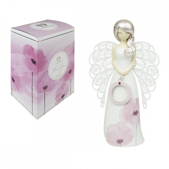 Statuina Enesco You Are An Angel Floral Thank You - Candida Celiento -  Candida Celiento