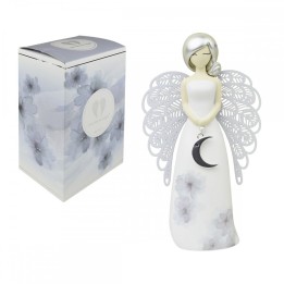 Enesco You Are An Angel statuina Floral Lune strass 15,5 cm