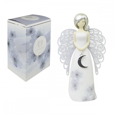 Enesco You Are An Angel statuina Floral Lune strass 15,5 cm
