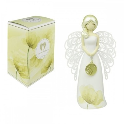 Enesco You Are An Angel statuina Floral Feuille strass 15,5 cm