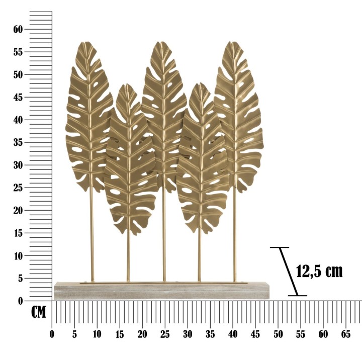Mauro Ferretti Scultura Long Leaf alta 57,5 cm