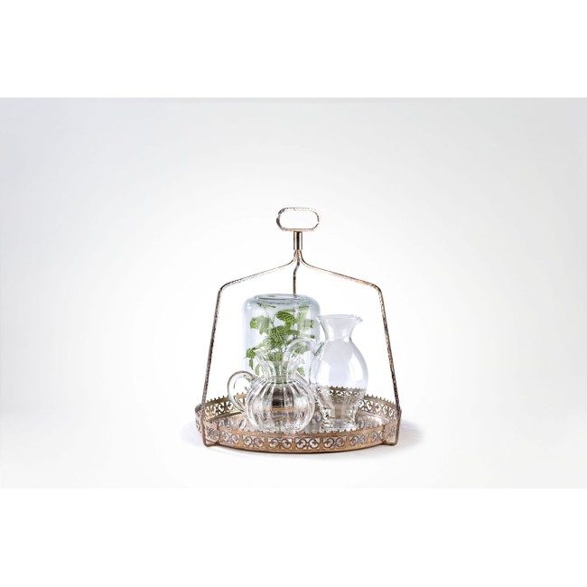 IVV brocca Maitre trasparente con manico rigato h25,5cm