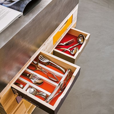 Forchetta Servire Cm 39 Confezionato Serie Living  2