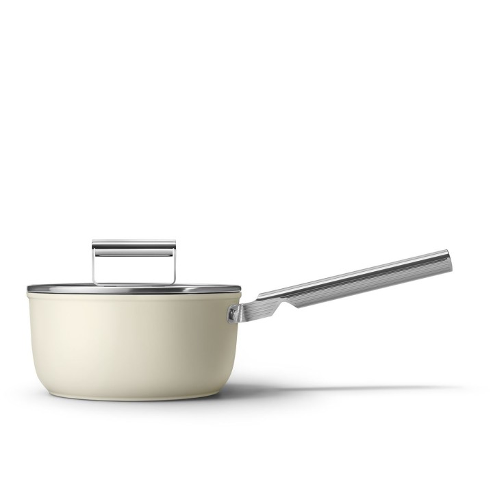 Smeg Casseruola 50's Style con coperchio panna Ø 20 cm