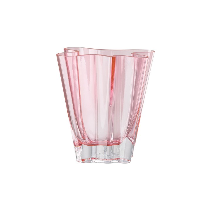 Rosenthal Vaso Flux Rose in vetro alto 20 cm