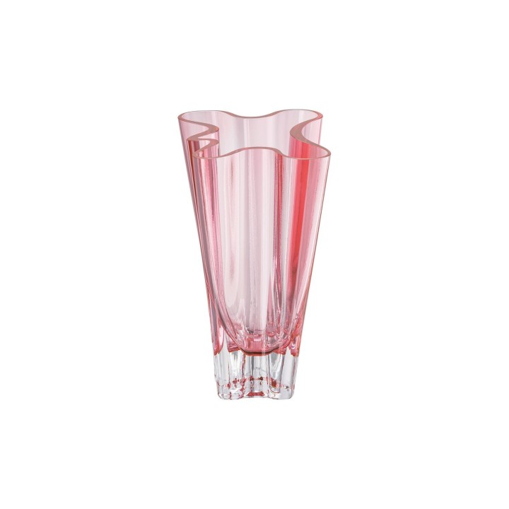 Rosenthal Vaso Flux Rose in vetro alto 20 cm