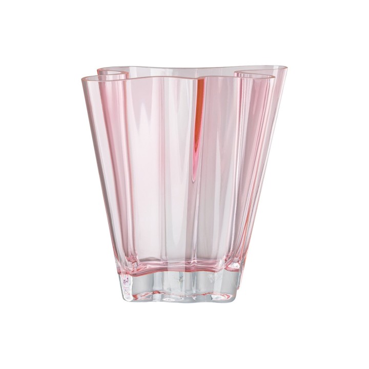 Rosenthal Vaso Flux Rose in vetro alto 26 cm