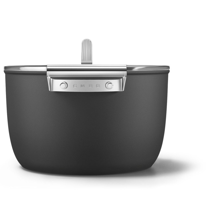 Smeg Pentola 50's Style con coperchio nera Ø 26 cm