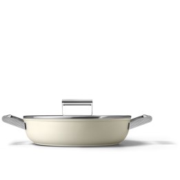 Smeg Tegame 50's Style con coperchio panna Ø 28 cm