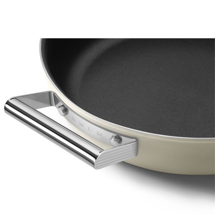 Smeg Tegame 50's Style con coperchio panna Ø 28 cm