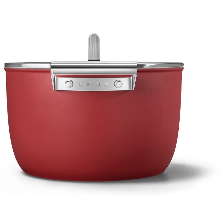 Smeg Pentola 50's Style con coperchio rossa Ø 26 cm