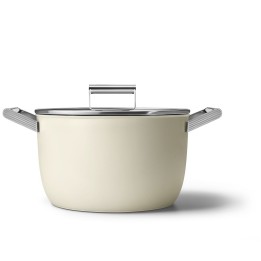 Smeg Pentola 50's Style con coperchio panna Ø 26 cm