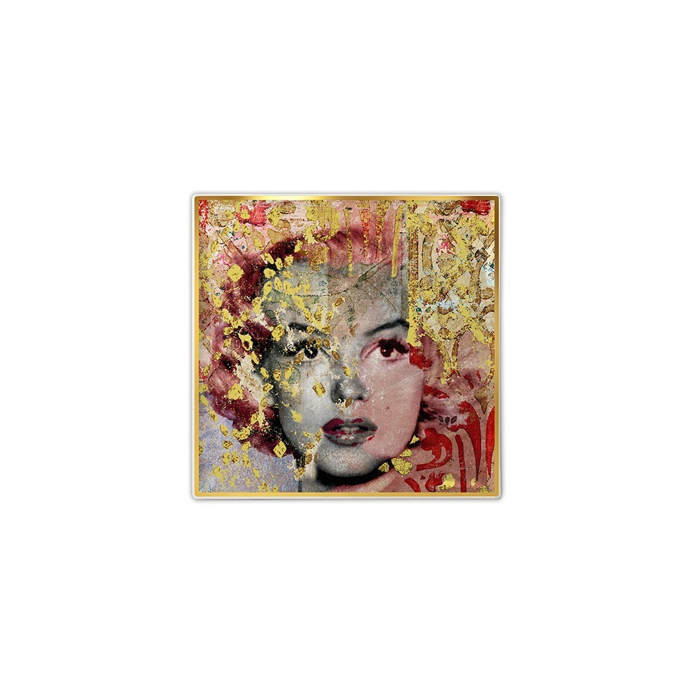 Baci Milano Vassoio Gourmet quadro Marilyn 11x11cm