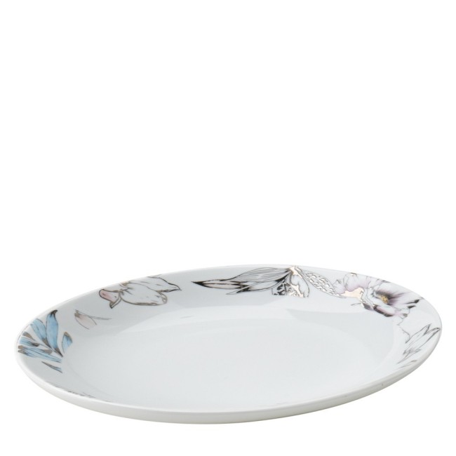 Hervit Creations piatto ovale porcellana Blooms 36x25,5cm Hervit Creations piatto ovale porcellana Blooms 36x25,5cm