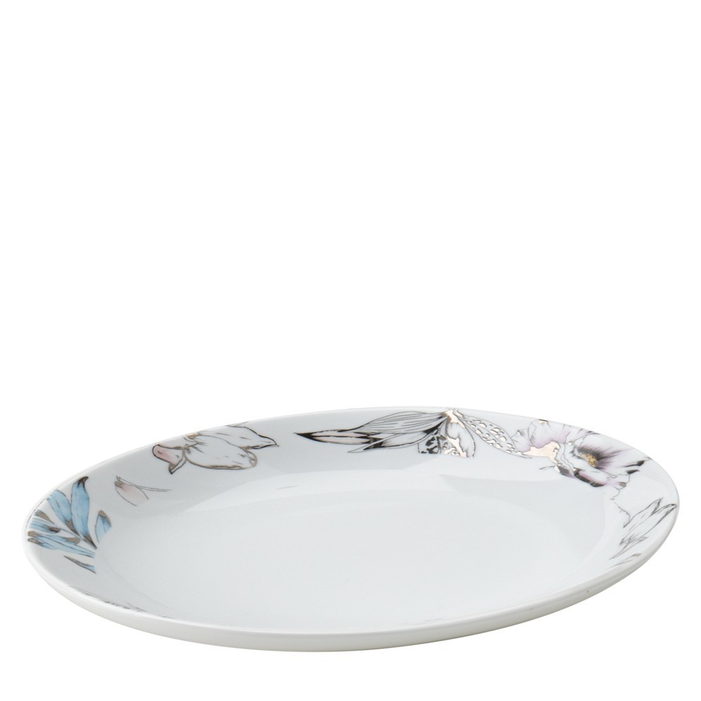 piatto ovale porcellana Blooms 36x25,5cm