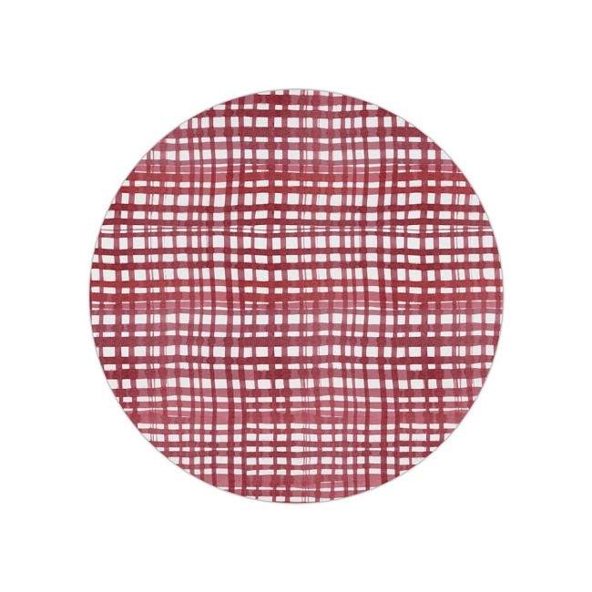 Baci Milano Sottopiatto righe rosse ⌀34 cm Baci Milano Sottopiatto righe rosse ⌀34 cm