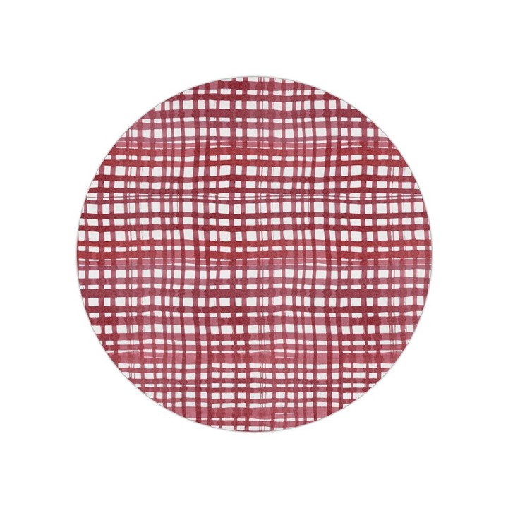 Baci Milano Sottopiatto righe rosse ⌀34 cm